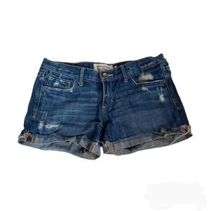 Abercrombie and Fitch Women's Distressed Denim Shorts 2